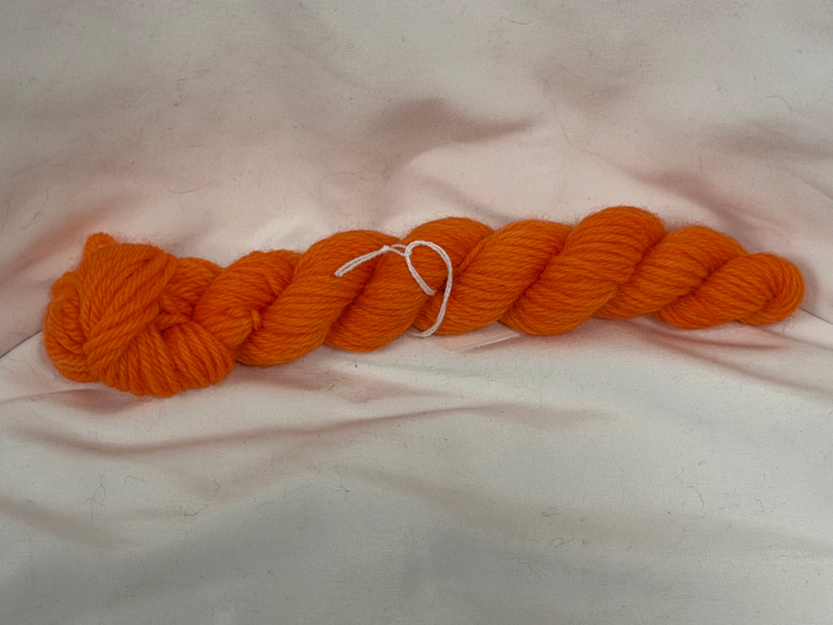 Bright Orange ~ Strictly Wool ~Highland Wool DK Mini