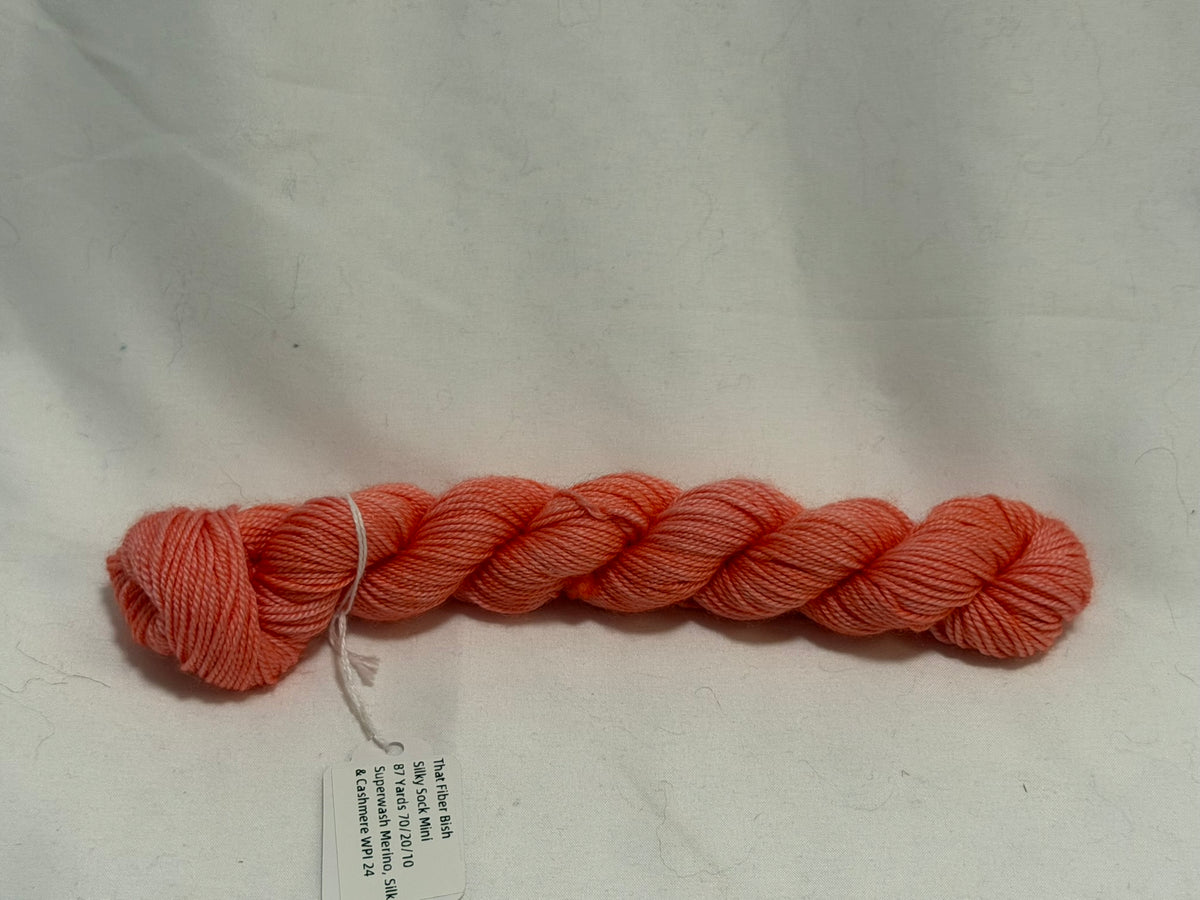 Sonoma Afterglow~ Pinkish~Mini Skein~Silky Sock~70/20/10~Superwash Merino, Silk & Cashmere
