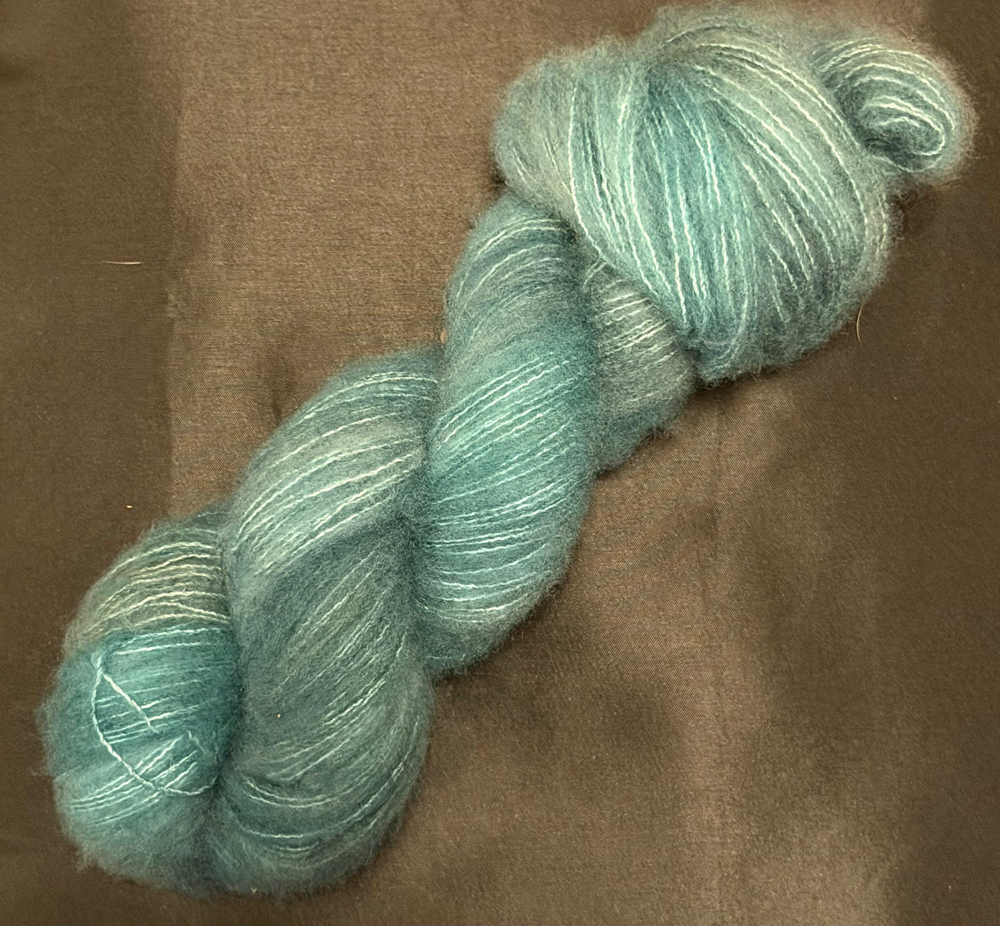 Forest Green~ Christina's Silky Fluff ~ 74% Superwash Merino & 26% Silk ~ Lace Weight