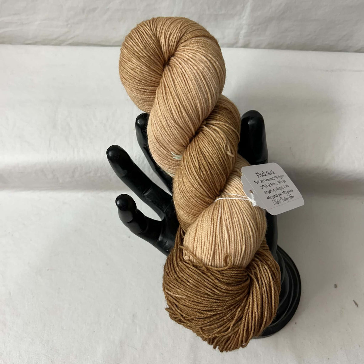 Flock Sock: Chai | 75/25 Superwash Merino/Nylon Fingering Weight Yarn | 436 yds