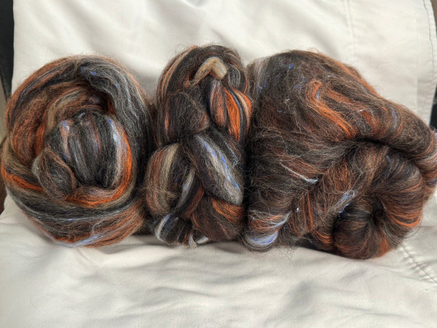 Batt Collection~Braid, Mini Batt, & Fiber Bun