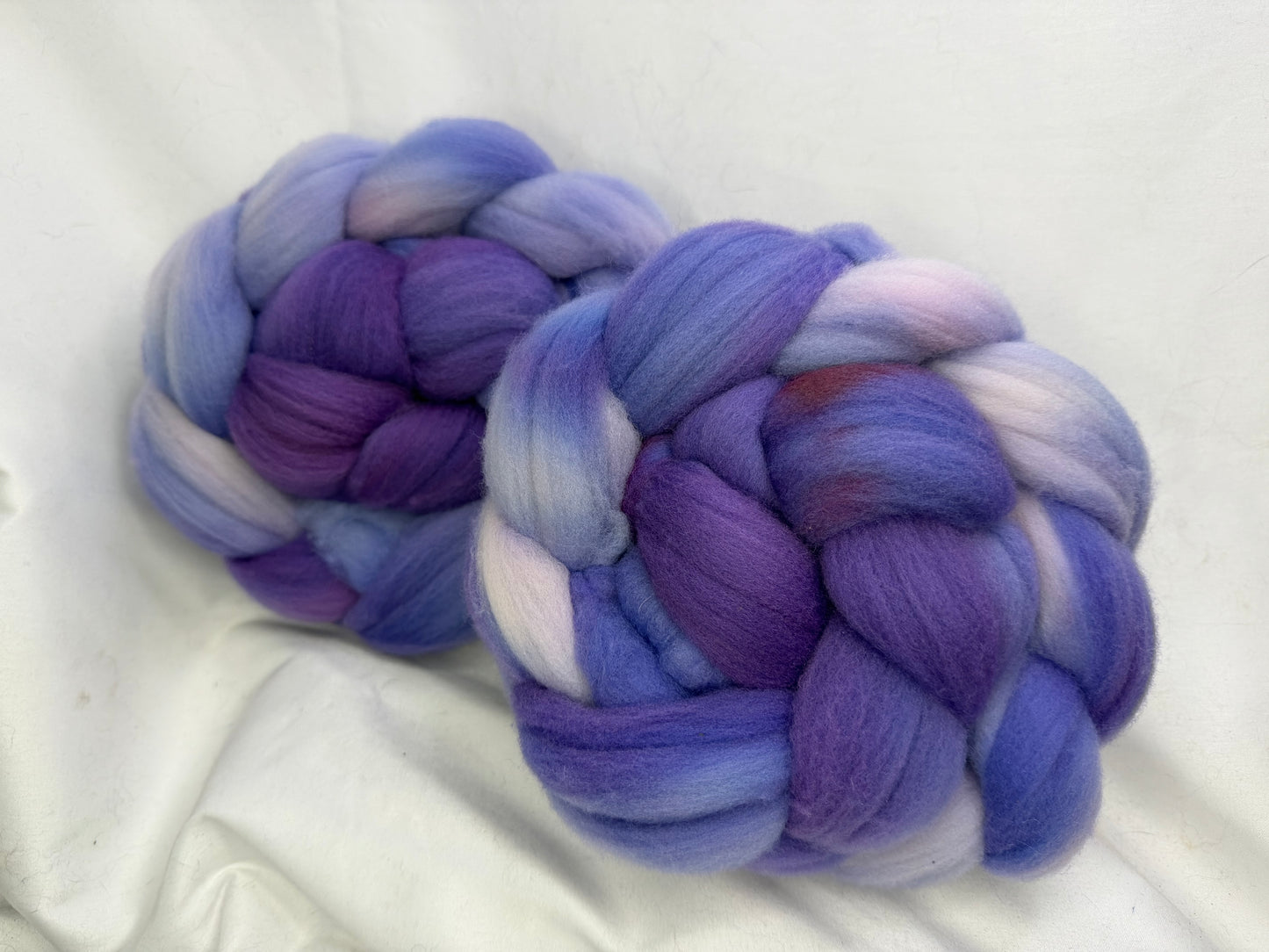 Targhee Wool Top~Double Braid Set~Hand Dyed~(TG-D-10)