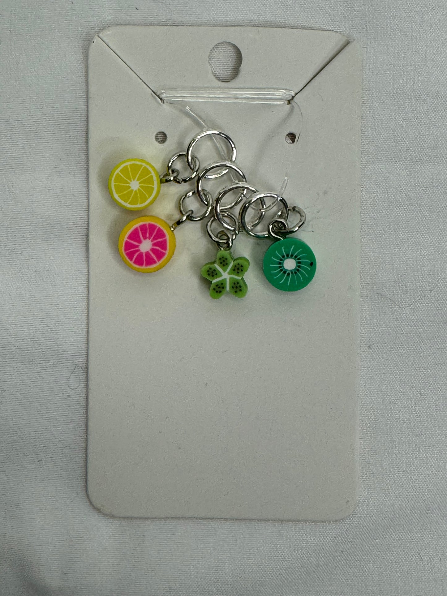 Stitch Marker Set(4 markers)~Fruits
