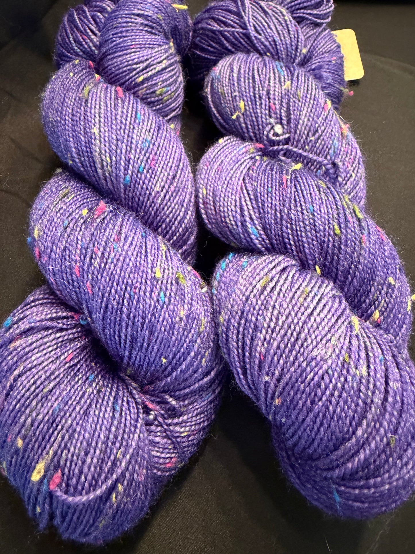 Grape Soda~Celebration Sock~85/15 Superwash Merino & Donegal Nep