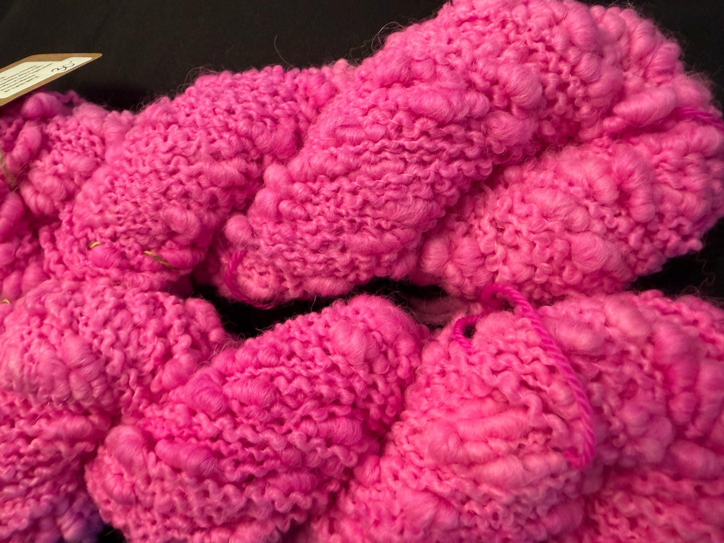 Screamin' Pink~ Christina's Bobble 50/50 Alpaca & Non-Superwash Peruvian Merino