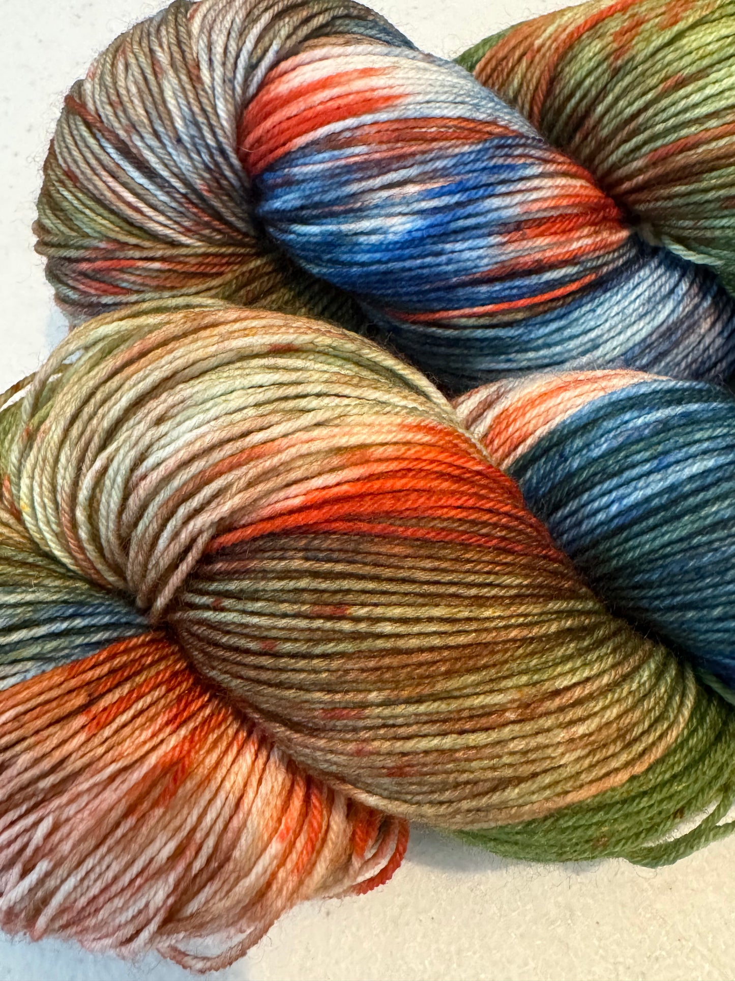 Evelyn's Sock~Horizon~Hand Dyed~Superwash Merino Nylon~463 Yards
