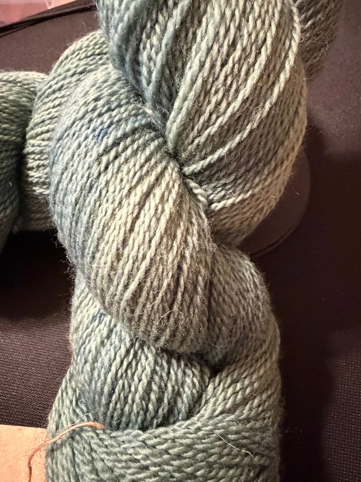 Hello Dusty Sage~ Christina's MCN Oooh Yummy! Sock~80/10/10 Superwash Merino, Nylon, & Cashmere