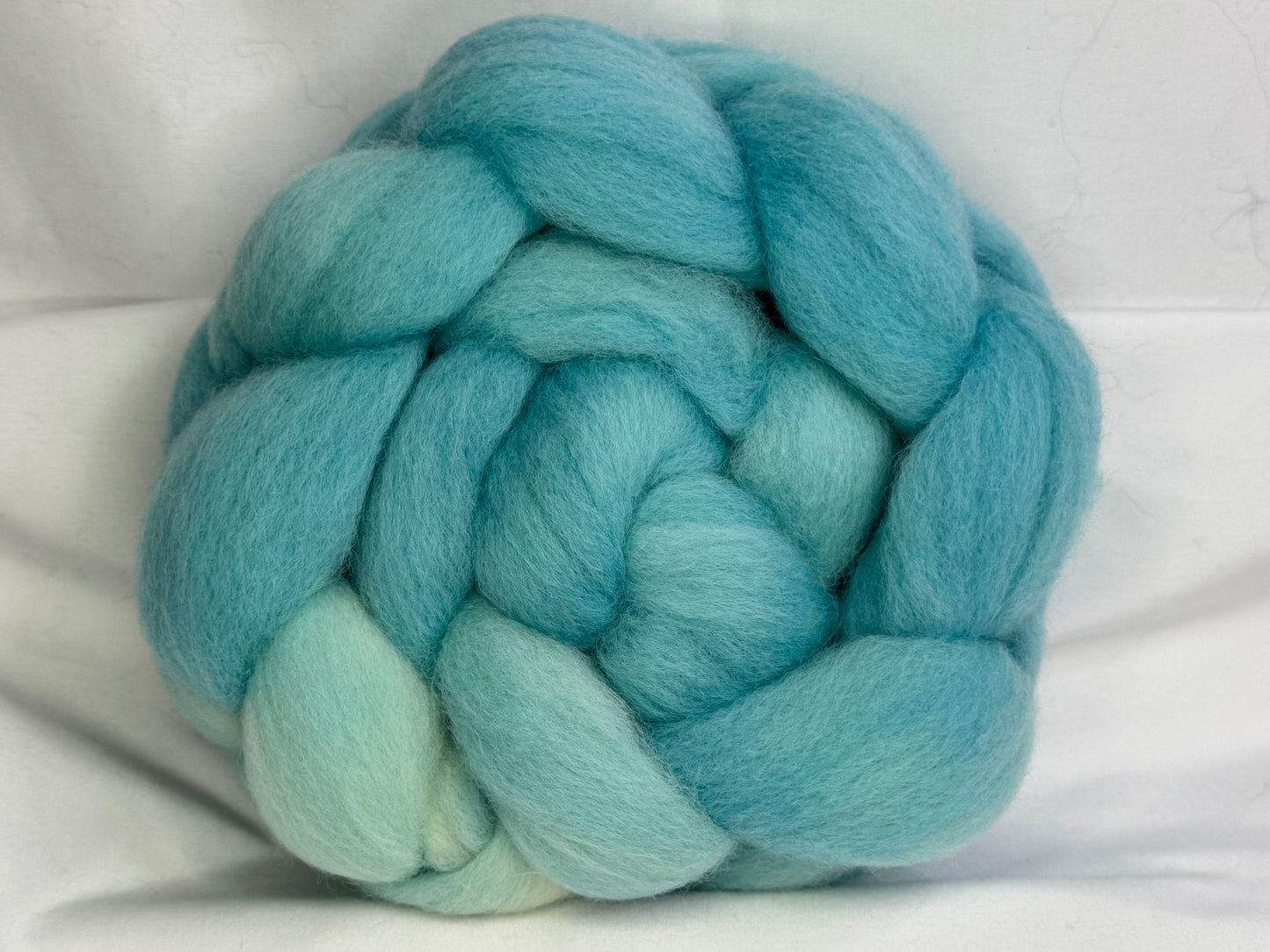 Corriedale~(COR-S-28)~Hand Dyed Braid~4 oz