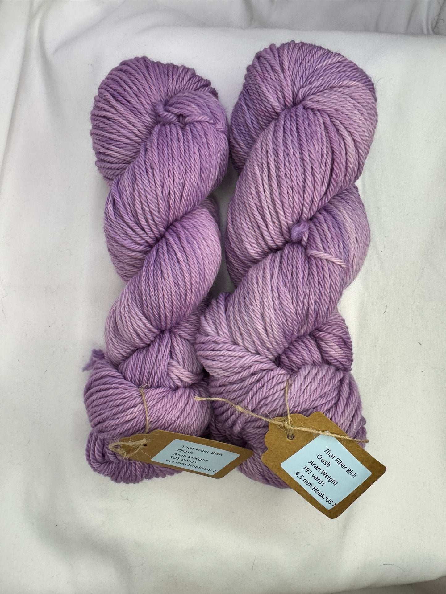 Crush Colorway~ Grace's Aran Weight~191 Yards