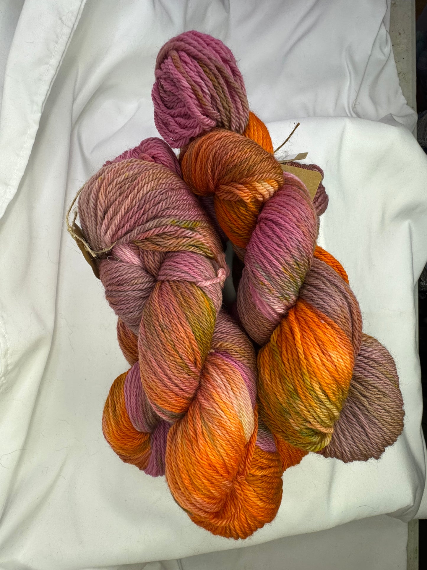 Sunburn Colorway~ Grace's Aran Weight~191 Yards