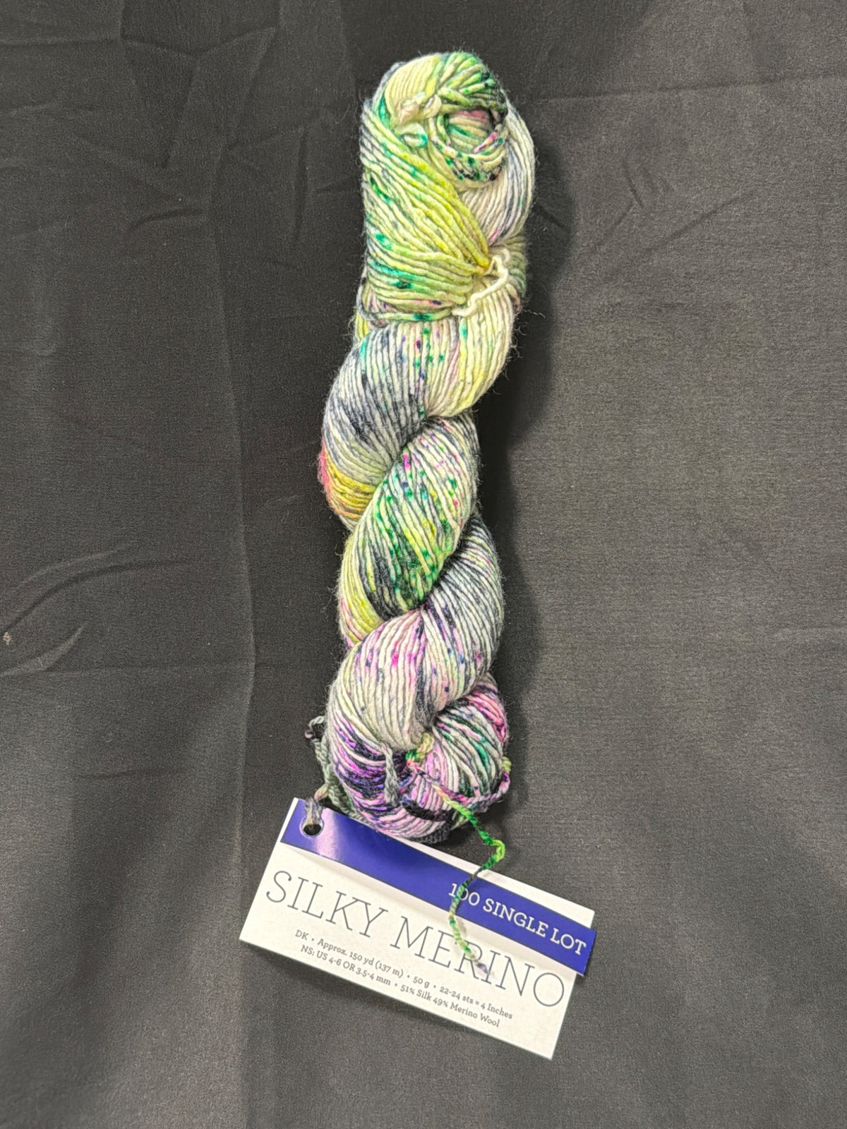 Silky Merino~Malabrigo~Chaos in Bloom~51% Silk & 49% Merino~DK