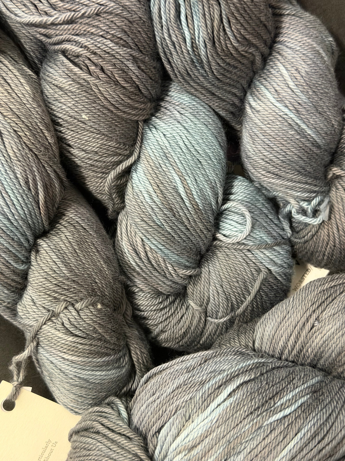 Verano ~ Malabrigo ~ "Overcast" 100% Pima Cotton ~Worsted/DK