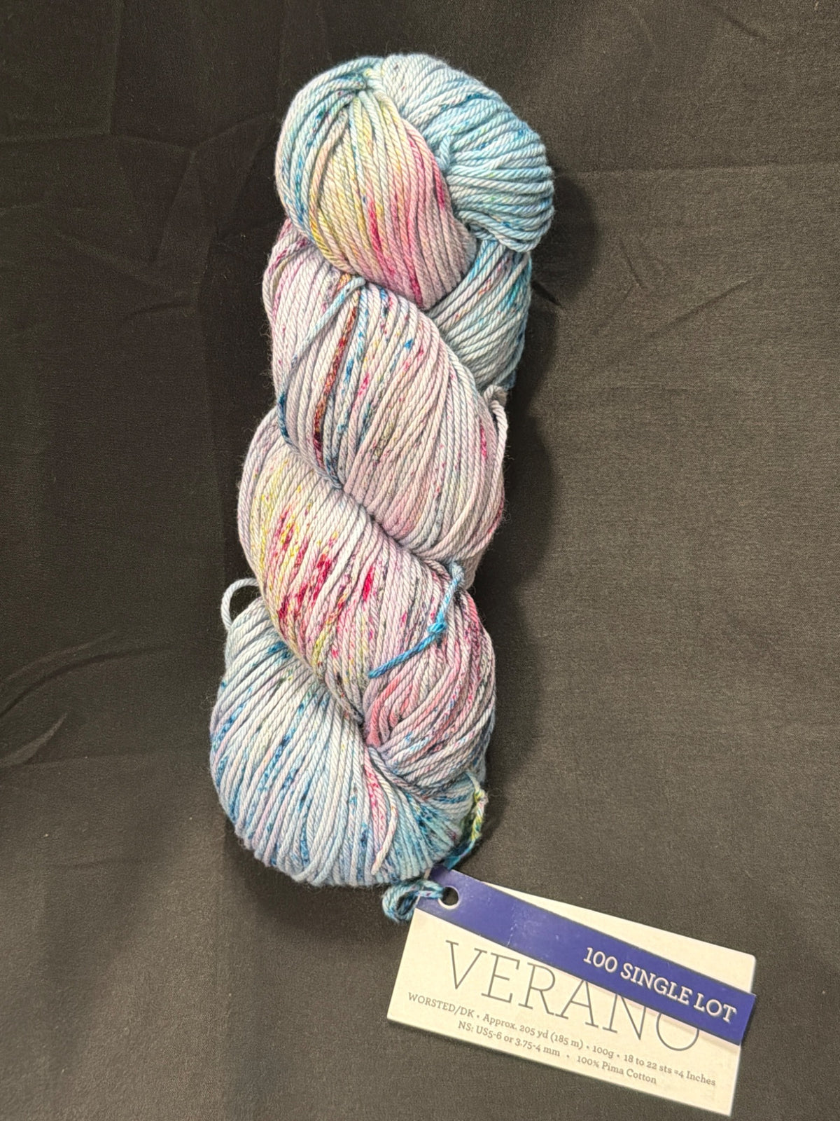 Verano ~ Malabrigo ~ "Cloud Nine" 100% Pima Cotton ~Worsted/DK