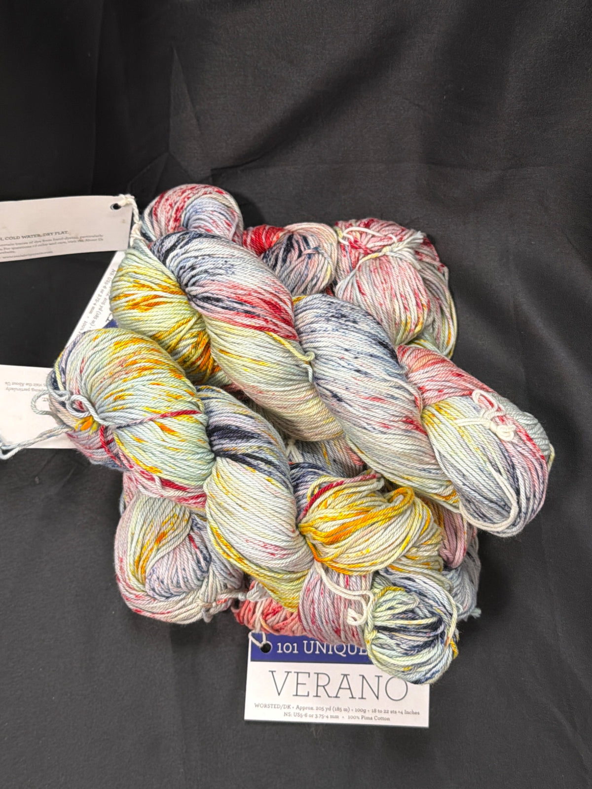 Verano ~ Malabrigo ~ "Sun-kissed Shenanigans" 100% Pima Cotton ~Worsted/DK