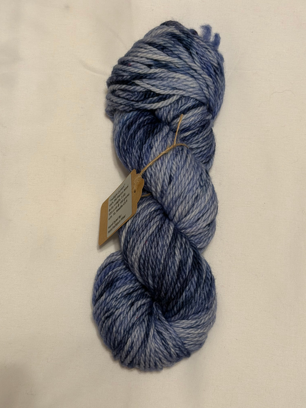 "Twilight Current" ~ FairyTailSpun Fiber ~ 100% Superwash Merino Wool ~ Bulky