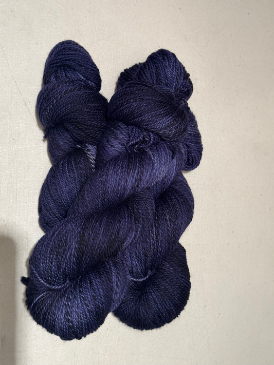 Christina's Sock Zebra~Blues~Hand Dyed Yarn-437 Yards-Each Skein~Superwash Merino