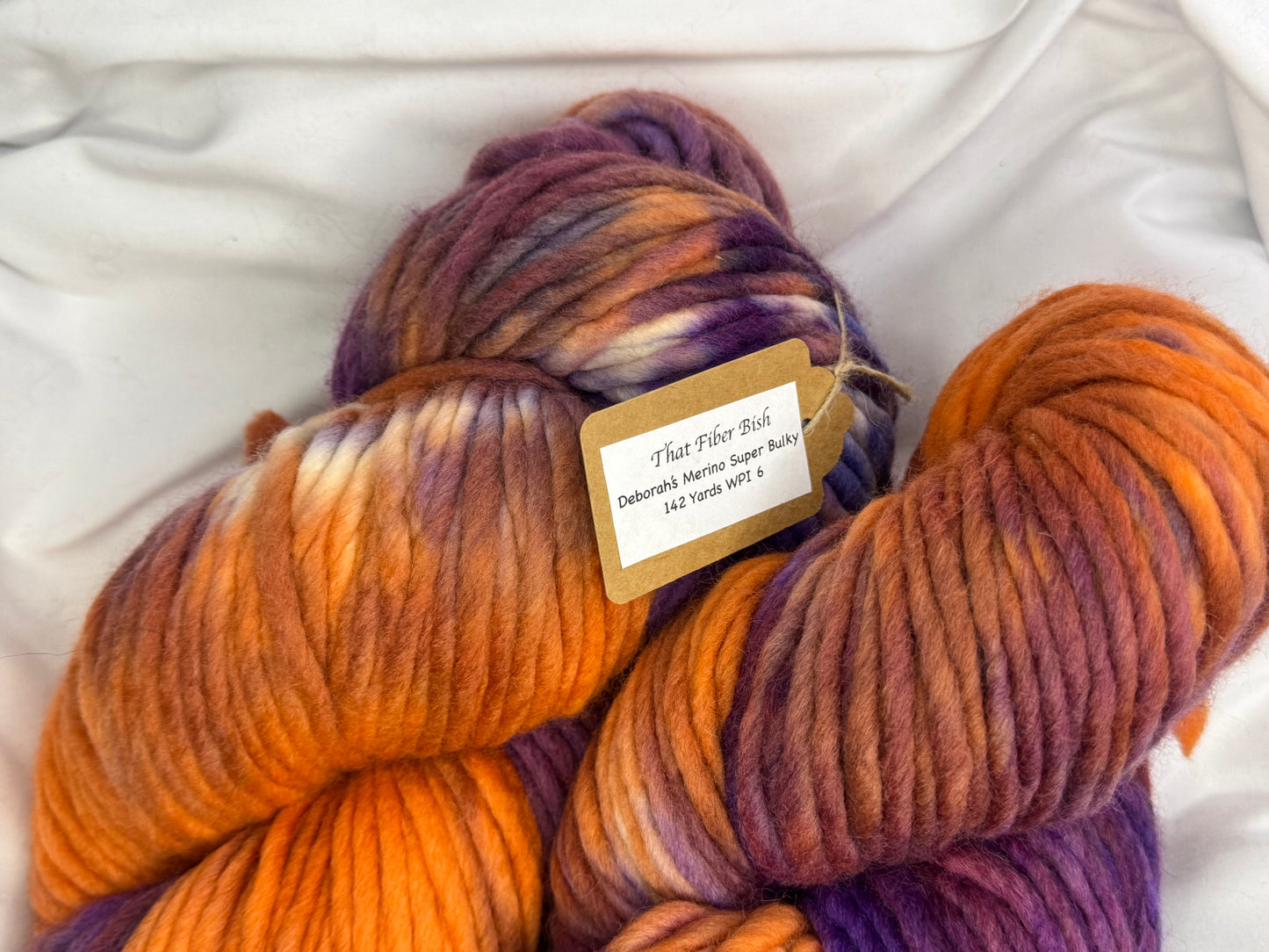 Deborah's Super Chunky Merino~Fusion~Hand Dyed~100% Merino~142 Yards