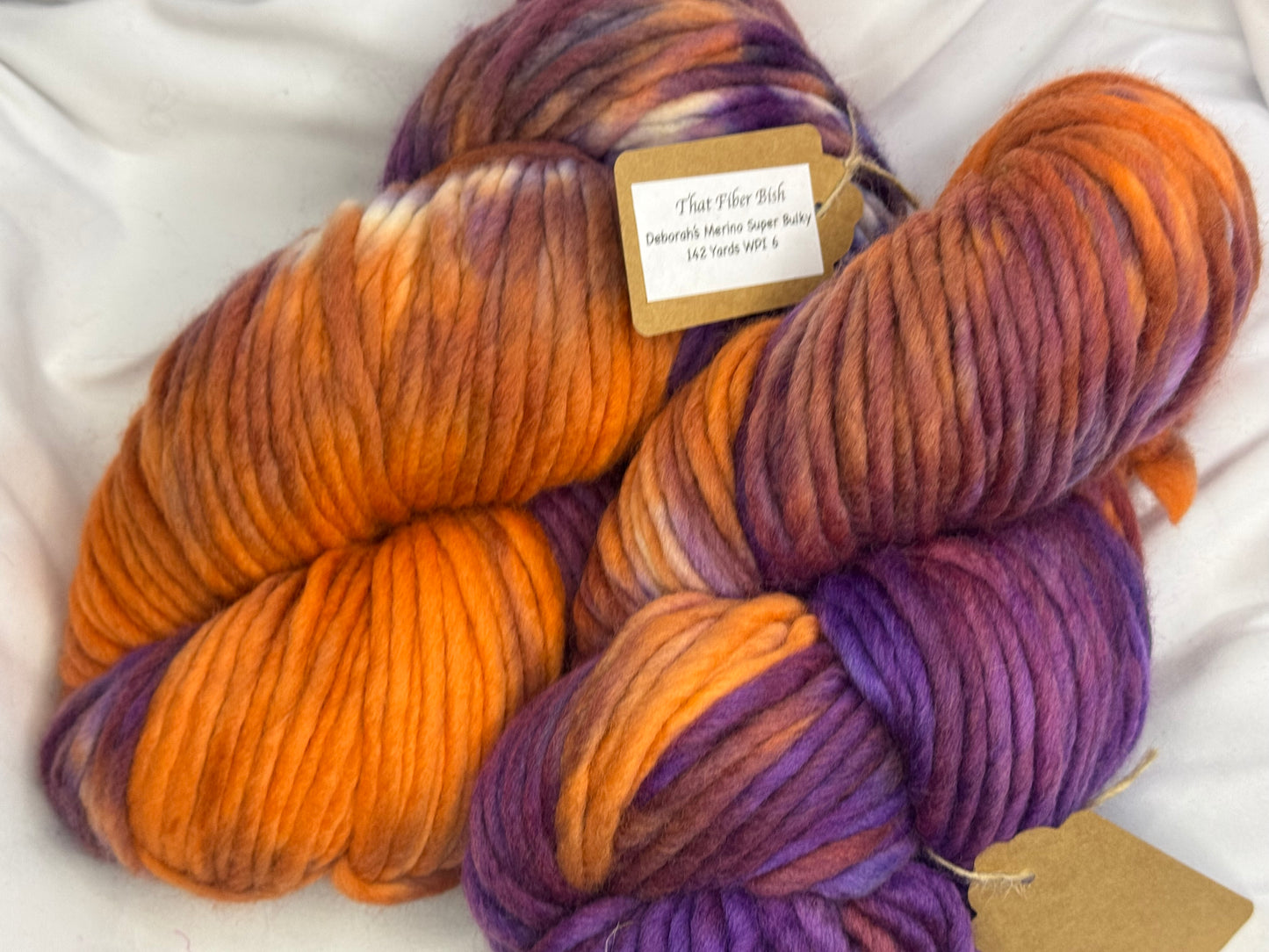 Deborah's Super Chunky Merino~Fusion~Hand Dyed~100% Merino~142 Yards