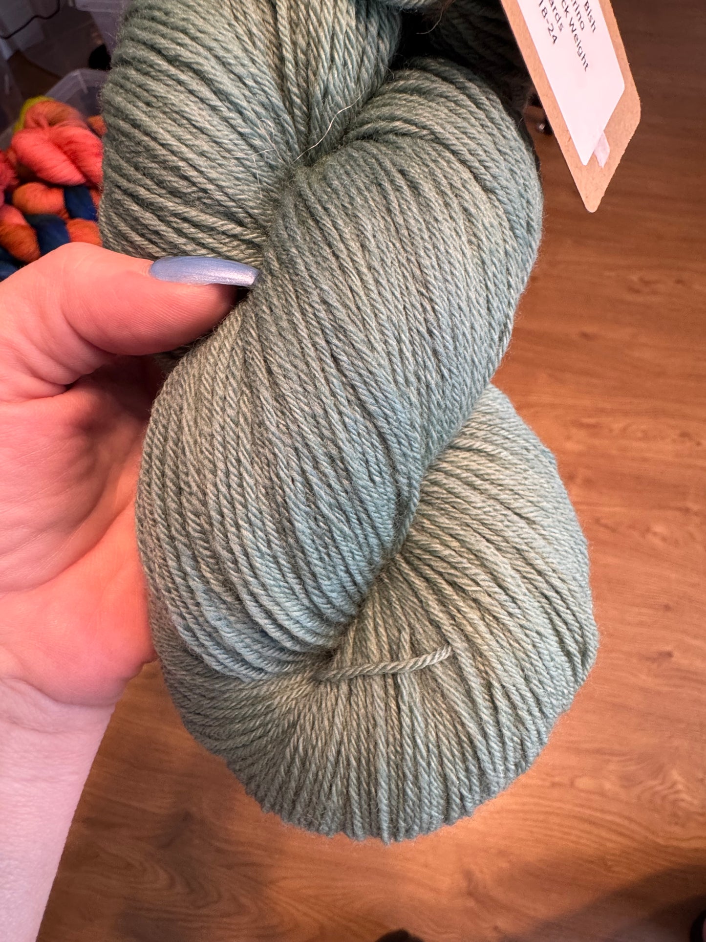 KK's Sock~Pistachio~Hand Dyed~100% Merino~437 Yards