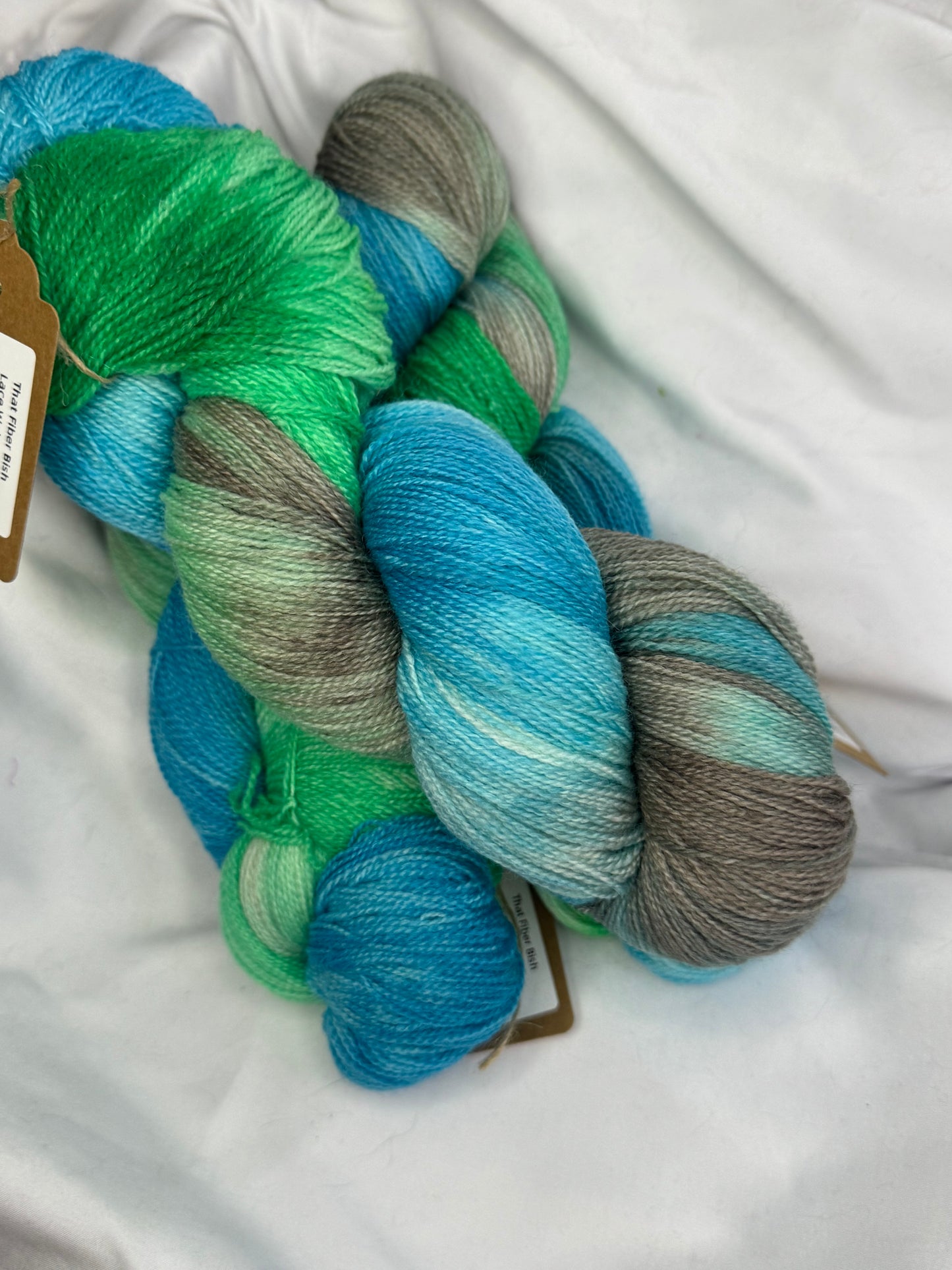 Lace Weight~Superwash Merino Wool & Bamboo~Hand Dyed Yarn~792 Yards