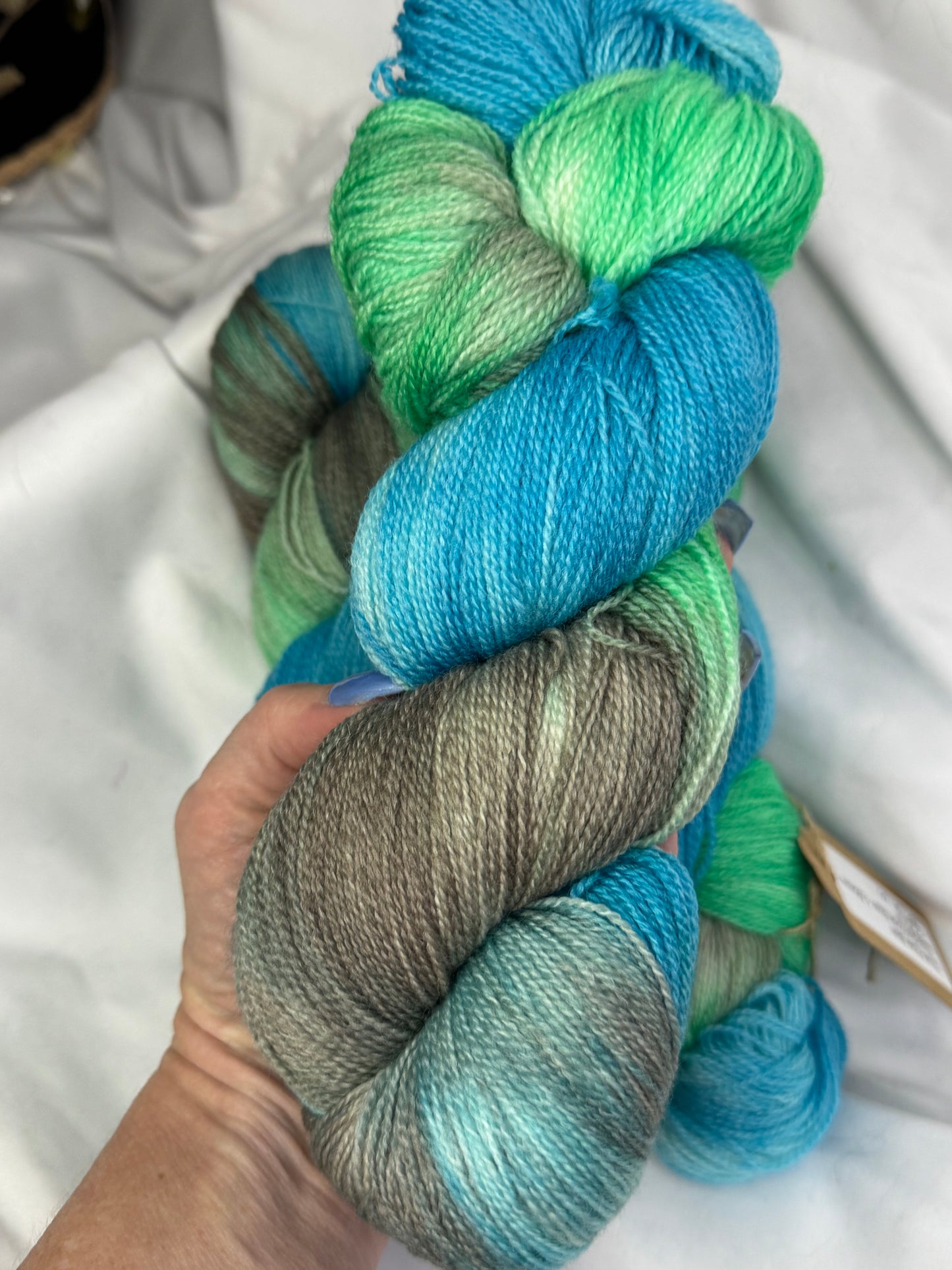 Lace Weight~Superwash Merino Wool & Bamboo~Hand Dyed Yarn~792 Yards