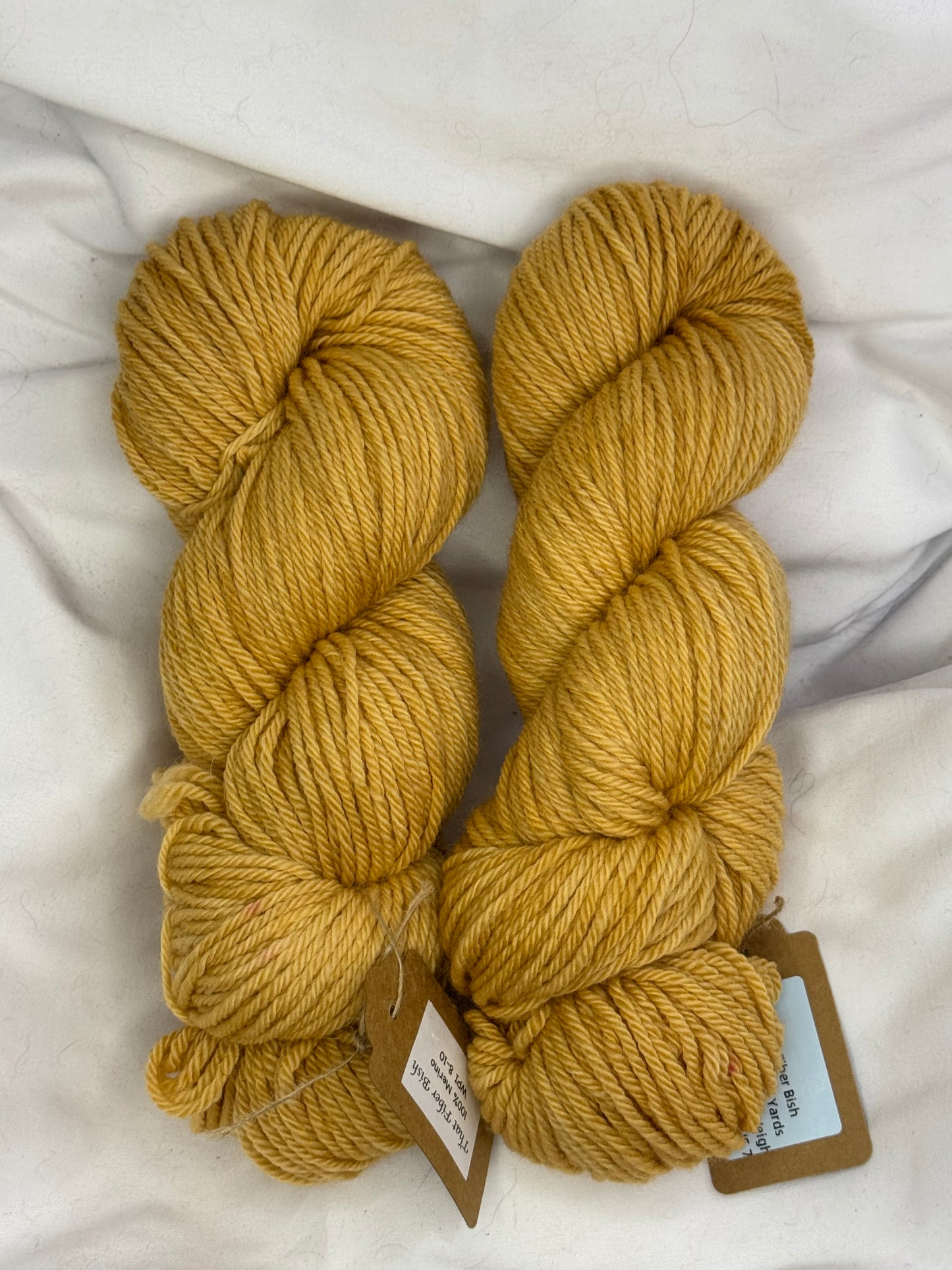 Butter Colorway~ Grace's Aran Weight~191 Yards