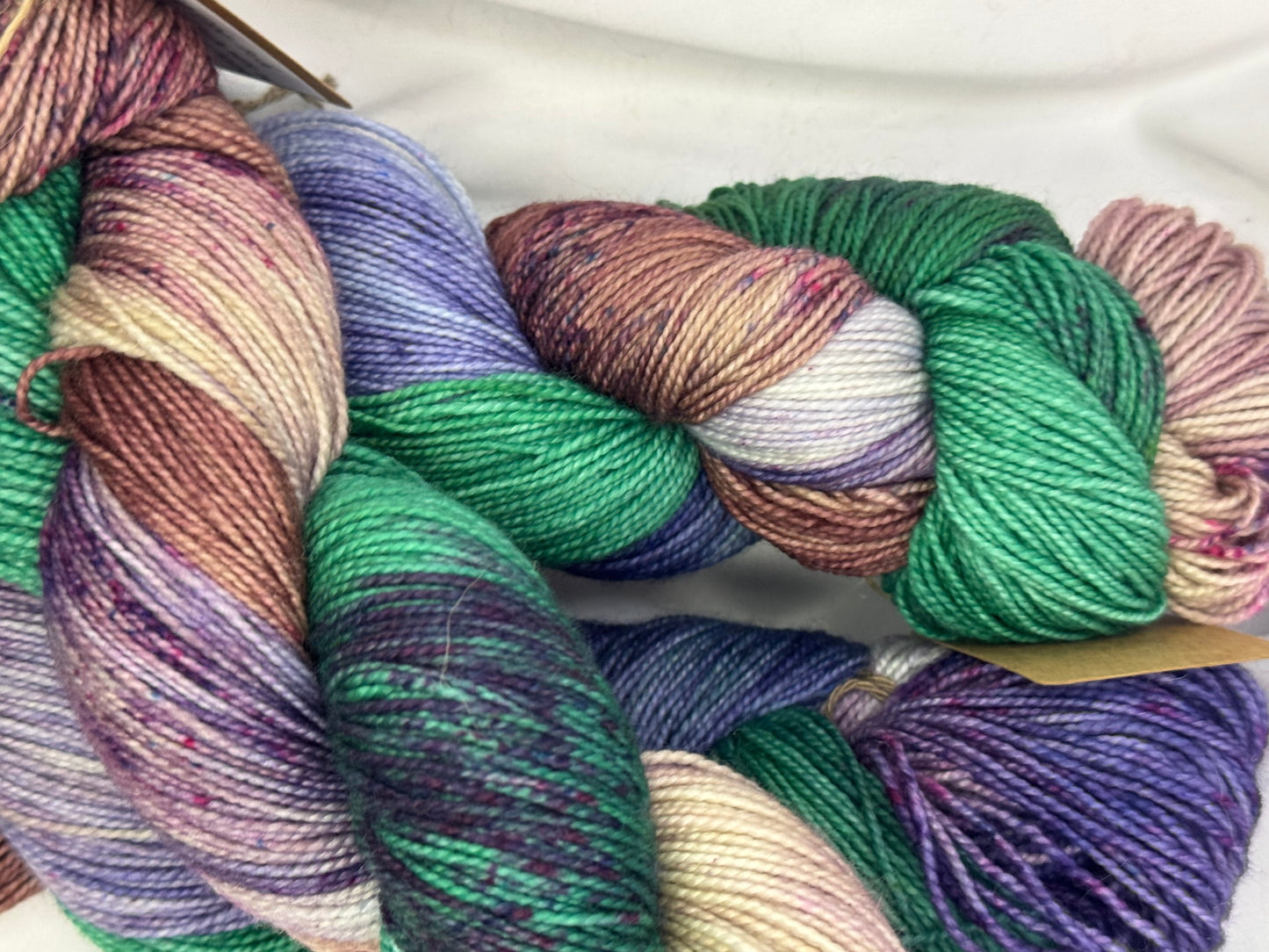 Rhoda's Sock~Mountain Range~Hand Dyed Yarn-400 Yards-Each Skein~Superwash Merino Nylon 80/20