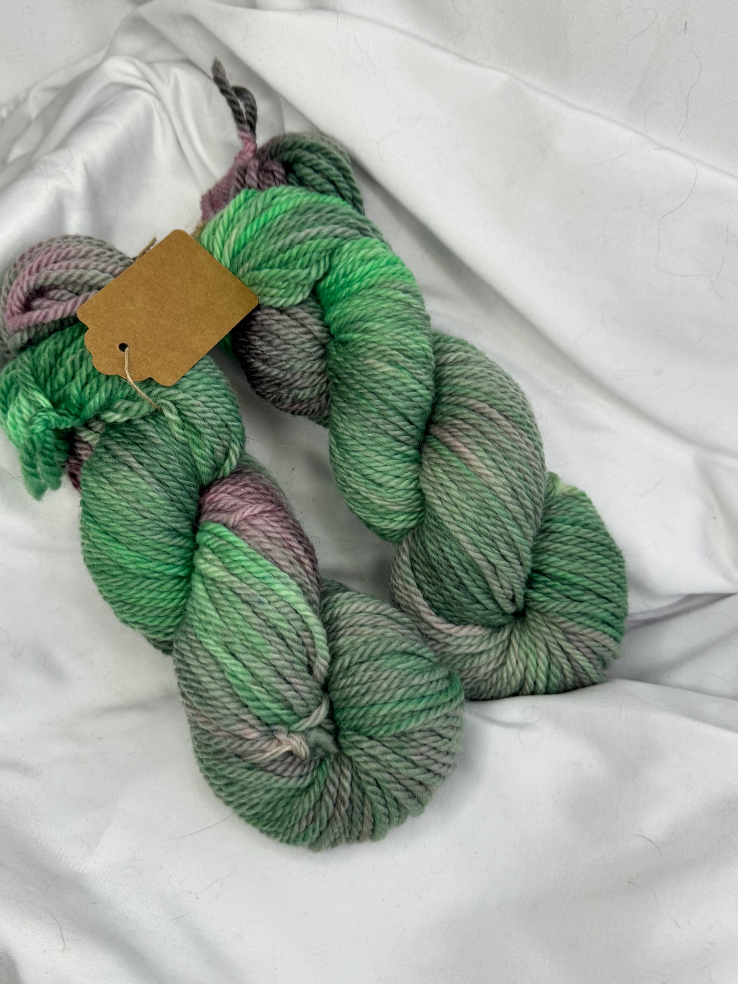 Corriedale Chunky Weight~Lily~Hand Dyed Yarn~109 Yards Each Skein