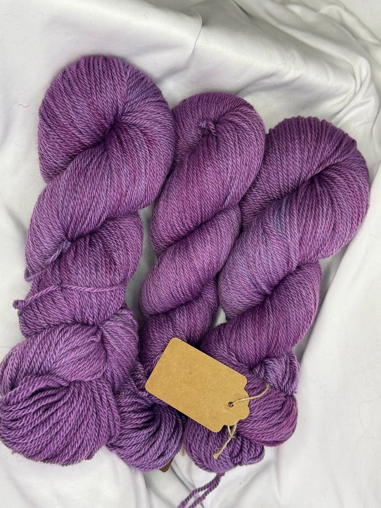 Grace's Merino~Purple~DK Weight-Hand Dyed Yarn~251 Yards