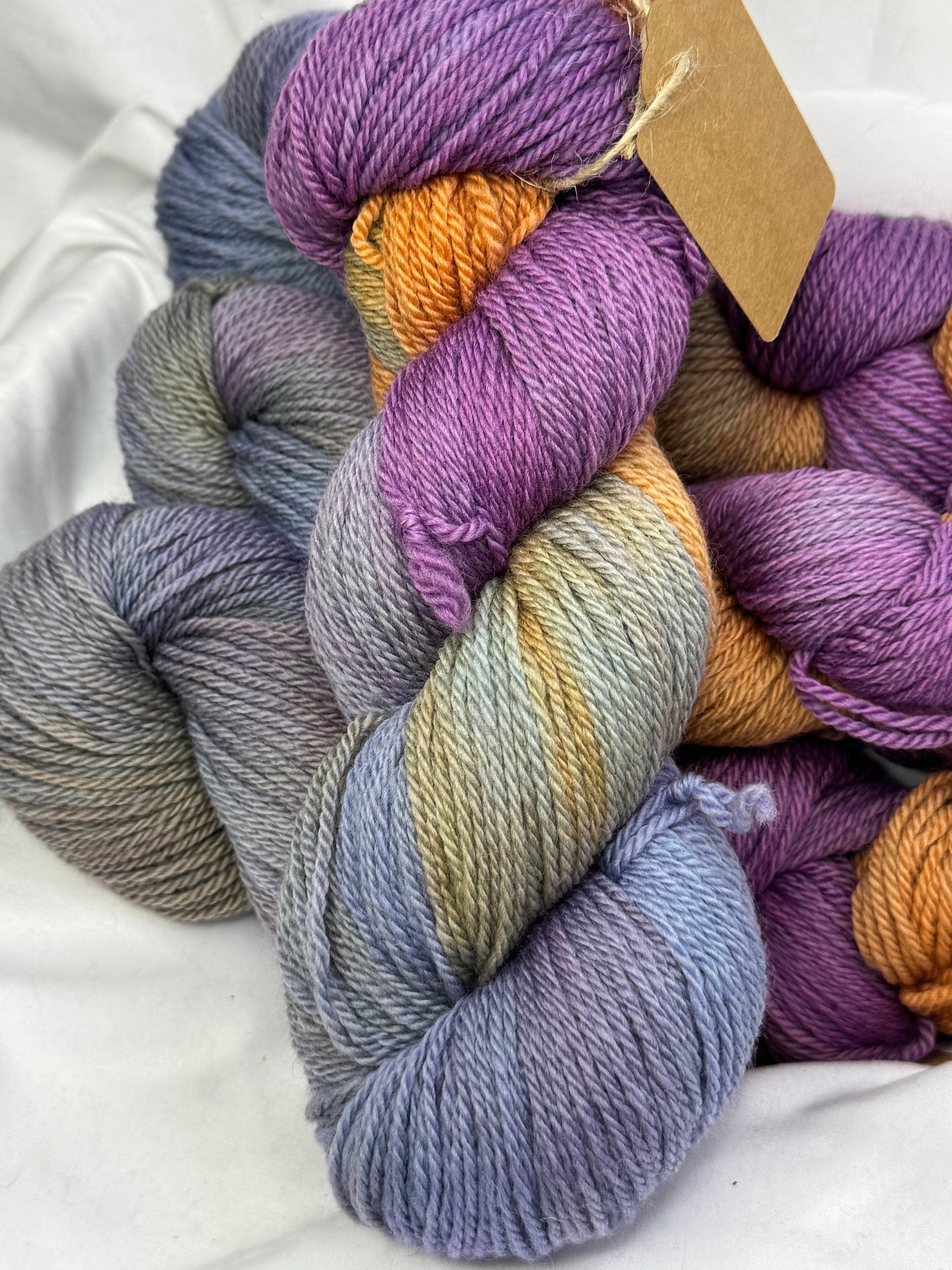 Grace's Merino~Golden Plum~DK Weight-Hand Dyed Yarn~251 Yards