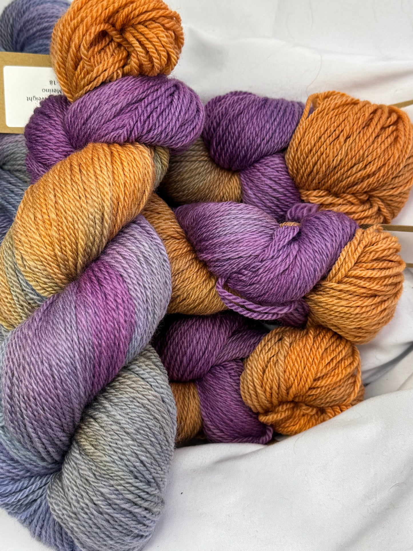 Grace's Merino~Golden Plum~DK Weight-Hand Dyed Yarn~251 Yards