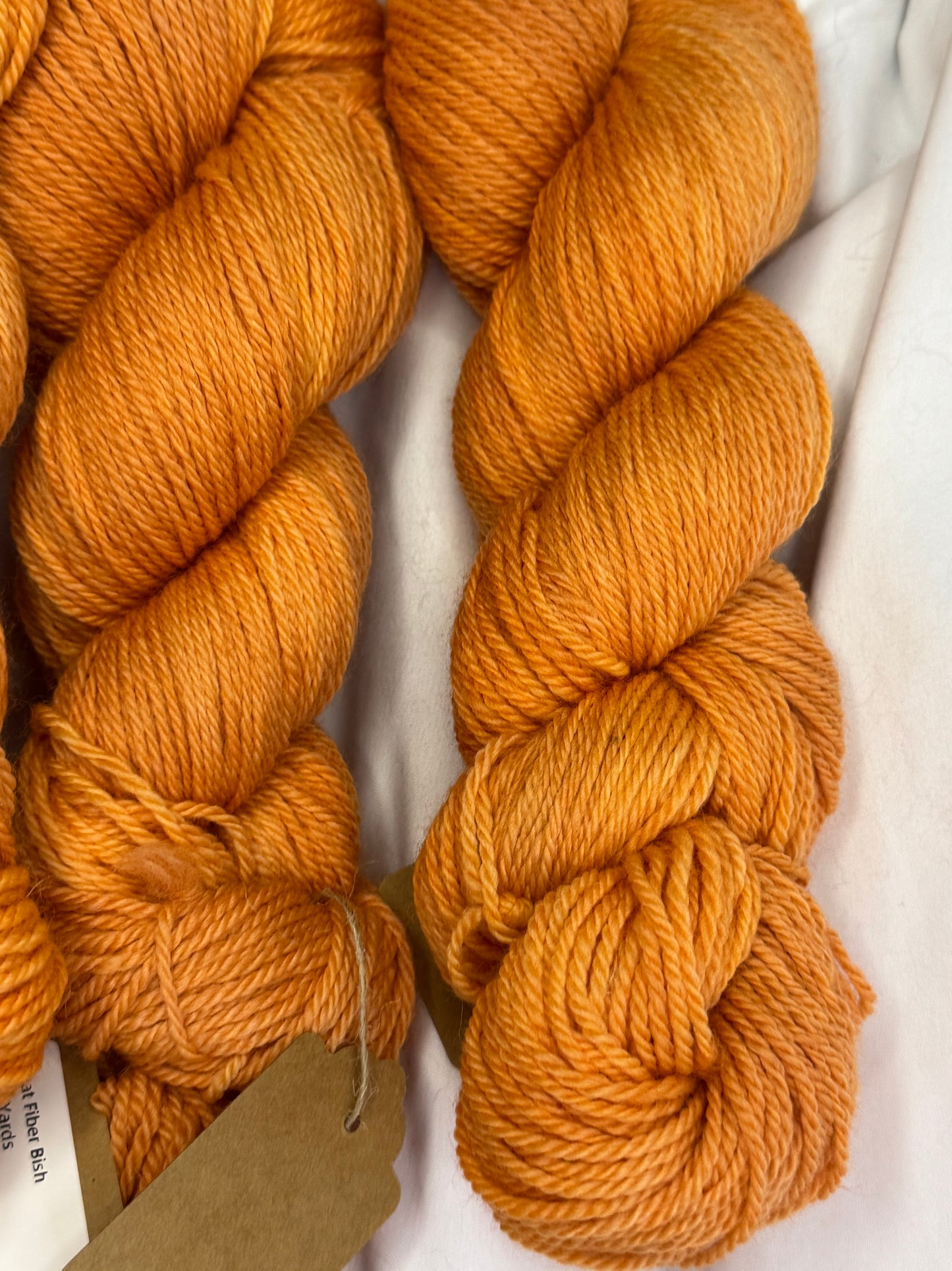 Grace's Merino~Orange~DK Weight-Hand Dyed Yarn~251 Yards