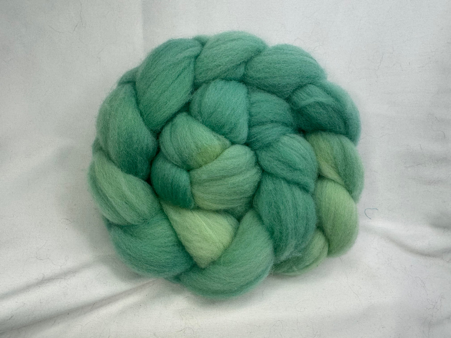 Cheviot Cross Wool Hand Dyed 4 oz Braid~USA Farm Blend(L56-S-29)