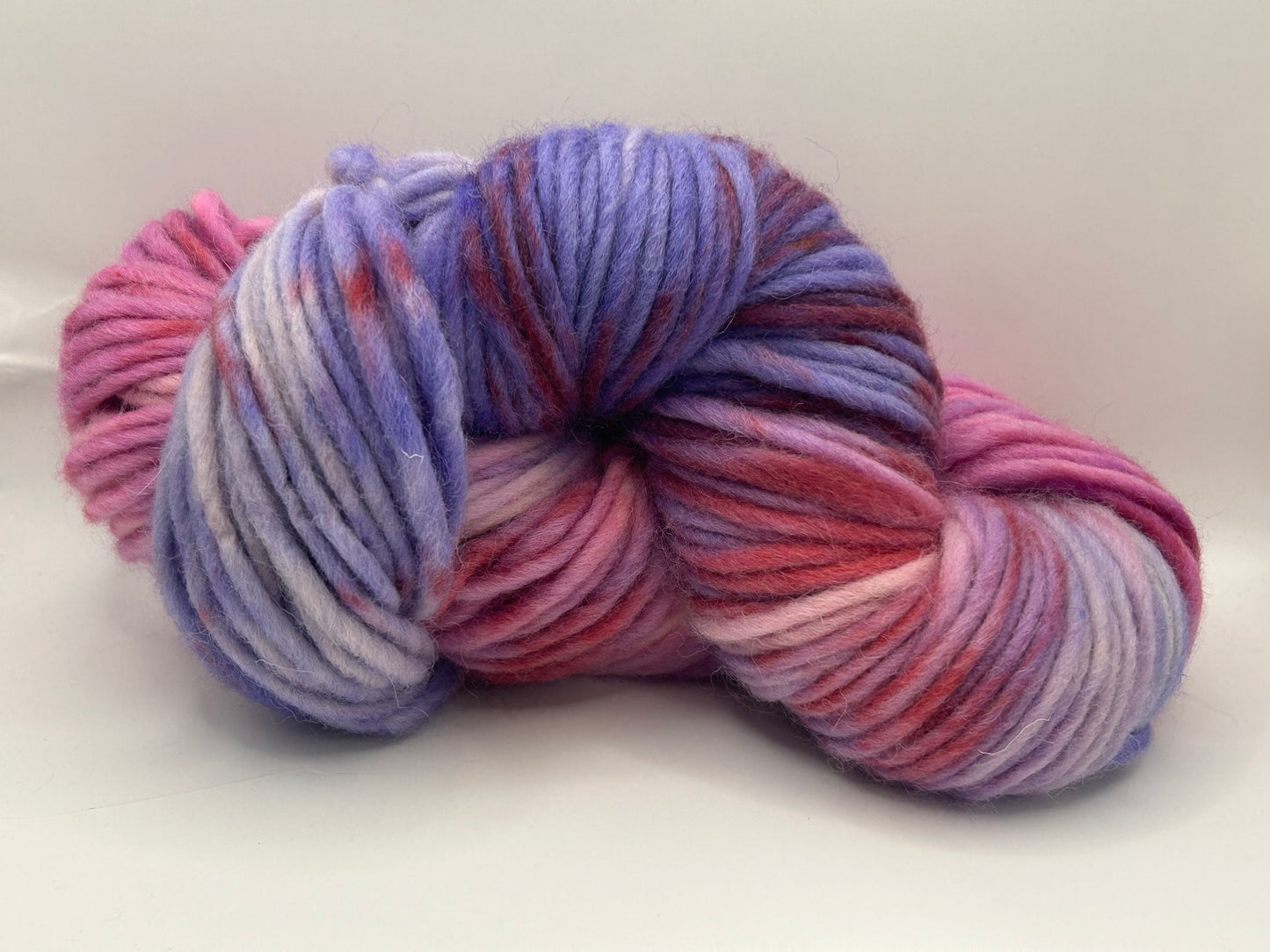 Royal Princess~Hand Dyed~1 Skein~Corriedale~Super Chunky Weight~(SCCY-S-07)