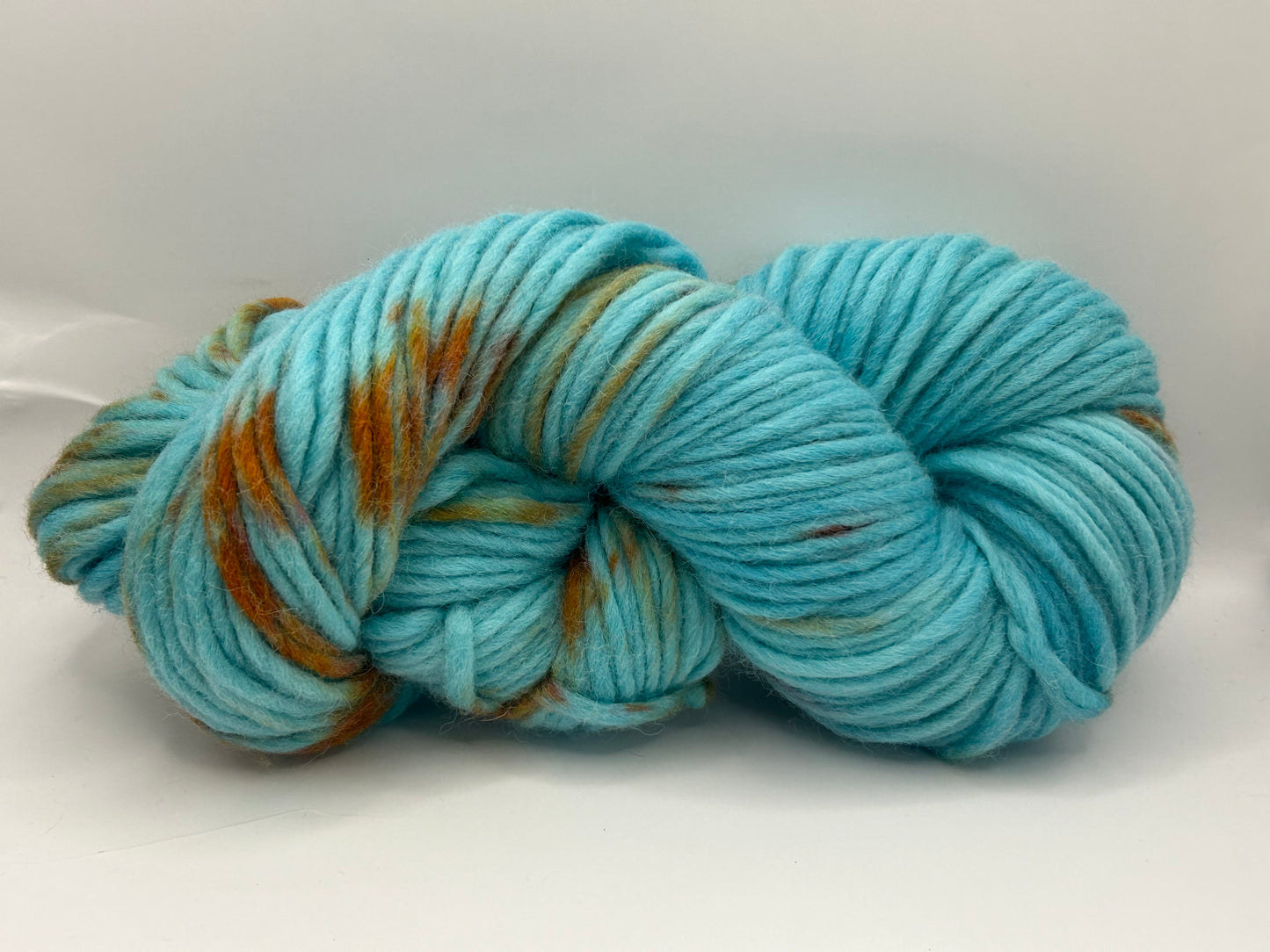 Sunkissed Ocean~Hand Dyed~1 Skein~Corriedale~Super Chunky Weight~(SCCY-S-03)