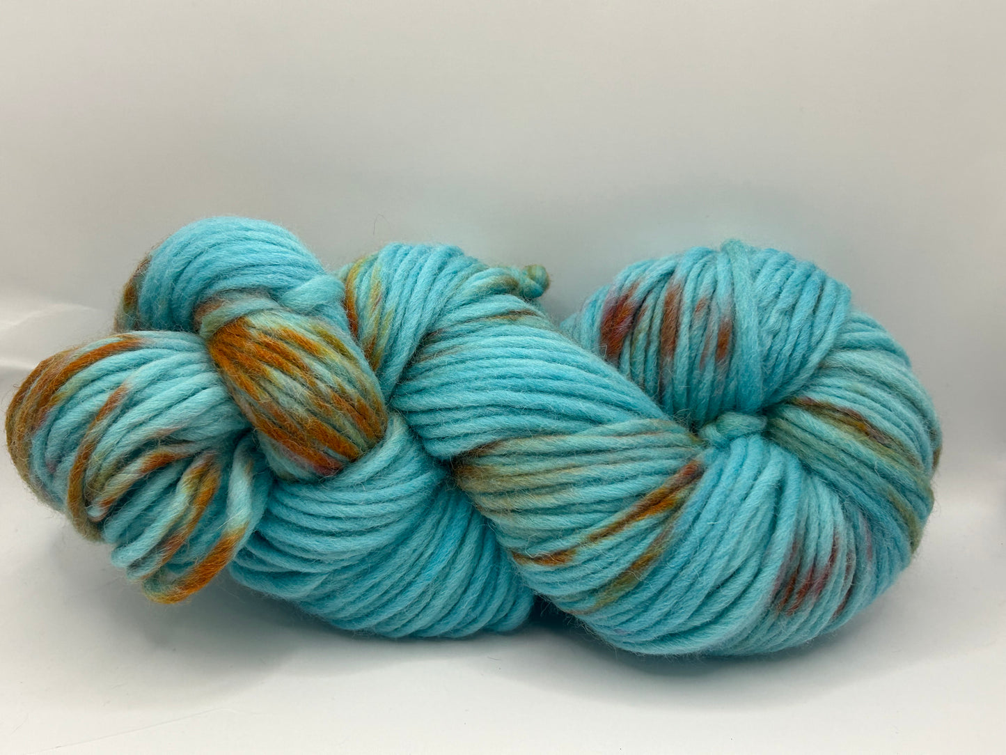 Sunkissed Ocean~Hand Dyed~1 Skein~Corriedale~Super Chunky Weight~(SCCY-S-03)