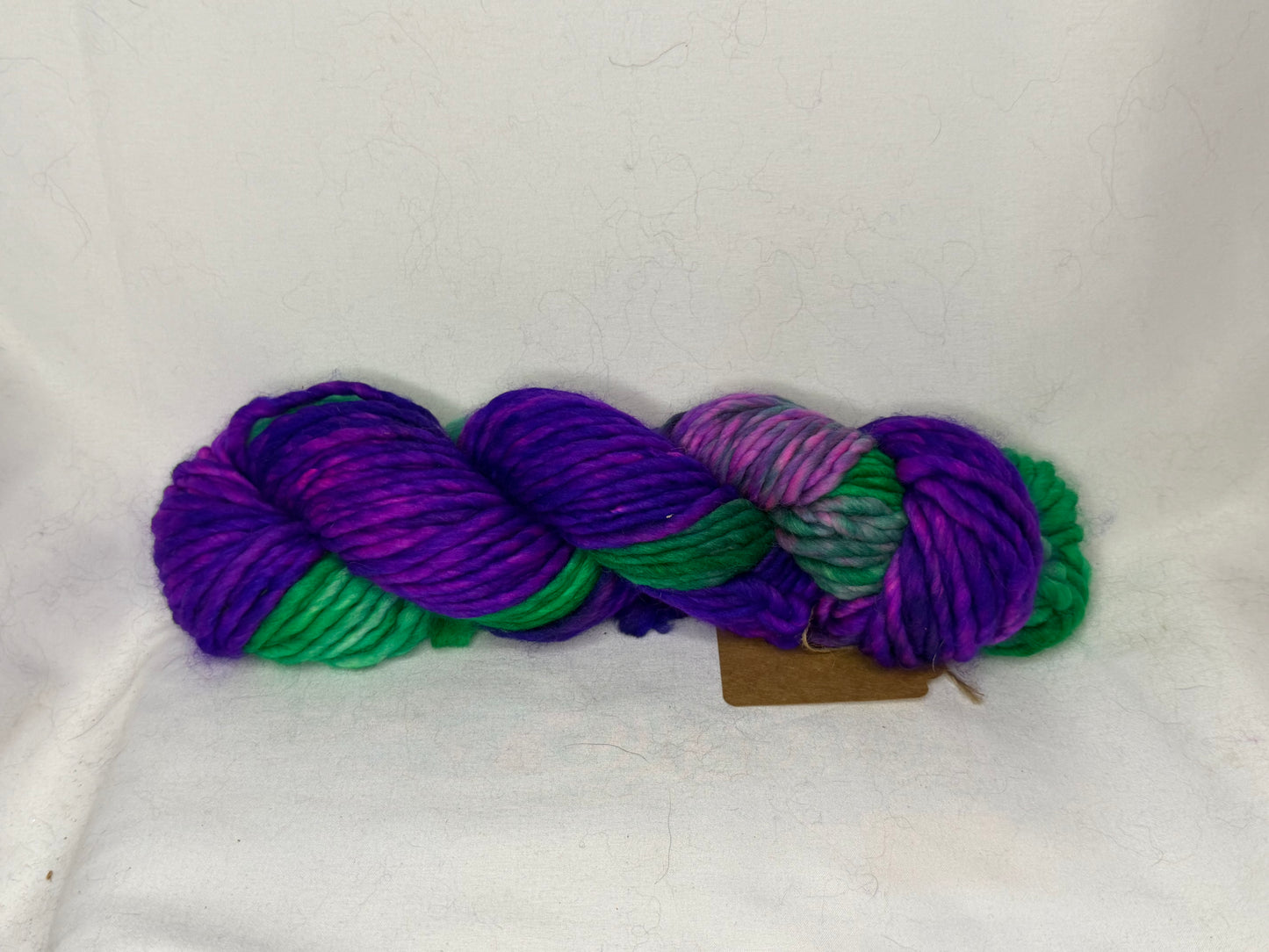 Genevieve's Super Bulky~Purple Fusion~Hand Dyed Yarn-76 Yards-Each Skein~Superwash Merino Nylon 80/20
