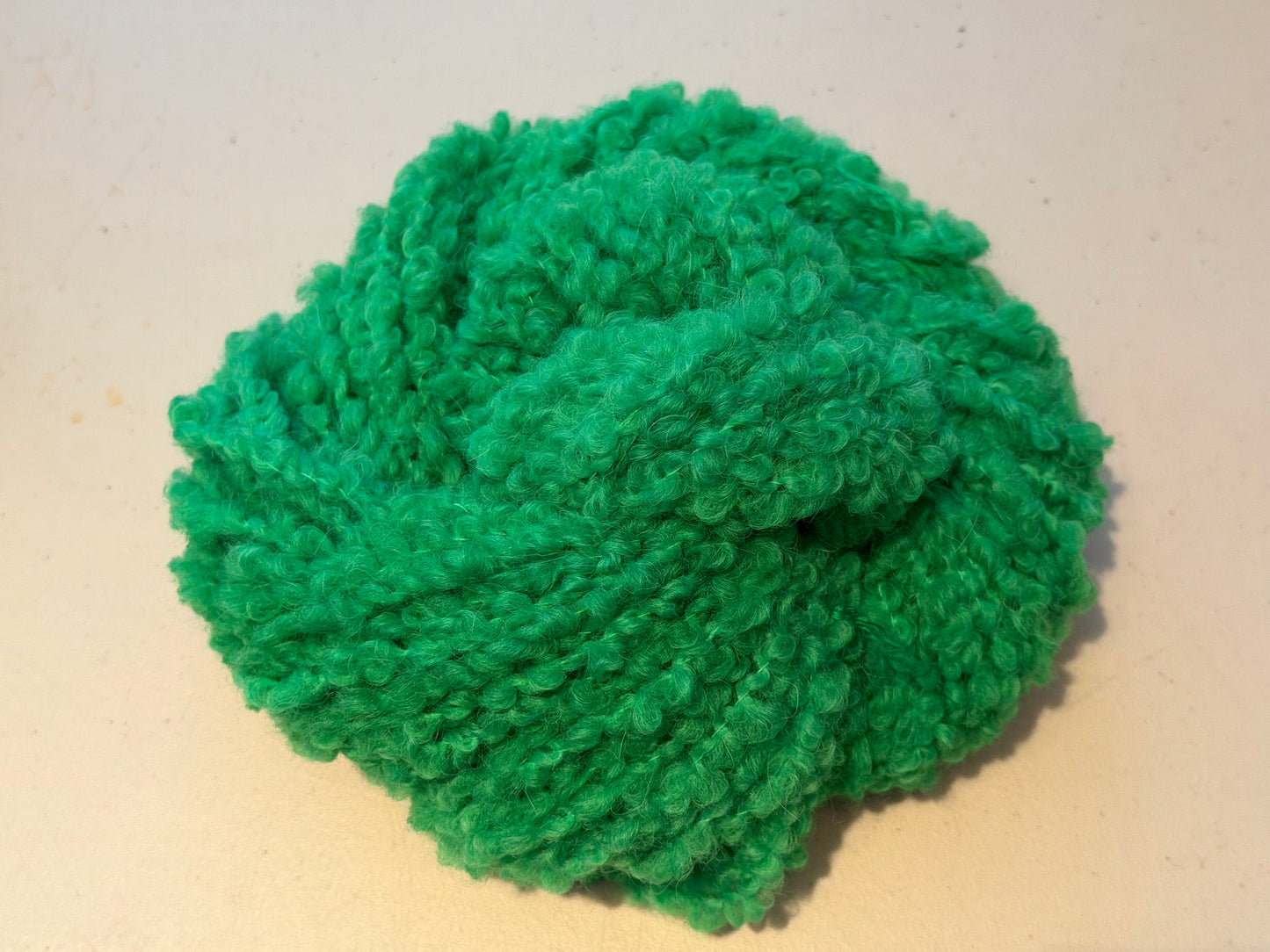 Sea Glass~ Super Bulky Boucle~ 70/30 Highland Wool & Superfine Alpaca