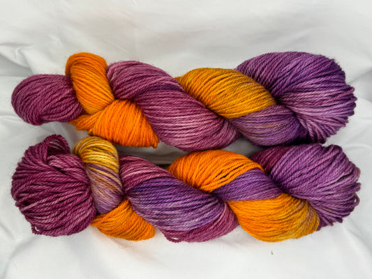 Marooned~Hand Dyed Yarn-251 Yards-1 Skein~Superwash Cheviot DK Weight-Discounted