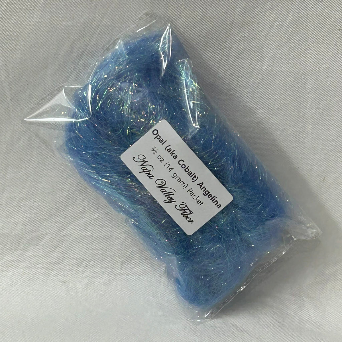 Opal (aka Cobalt) Angelina Flash Sparkling Blending Fiber, ½ oz