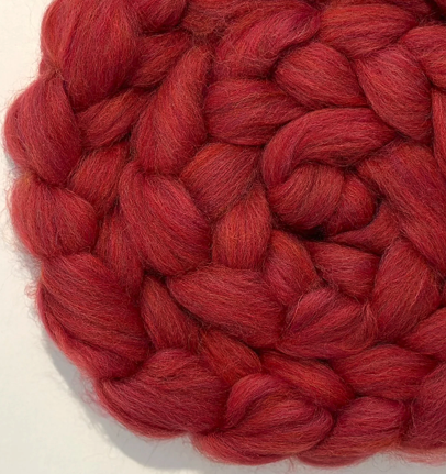 Speckle Recycled Wool~Red