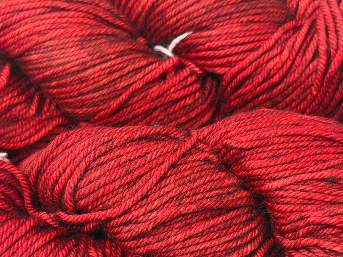 Rios~ Malabrigo~"Burnt Ruby”~ Worsted