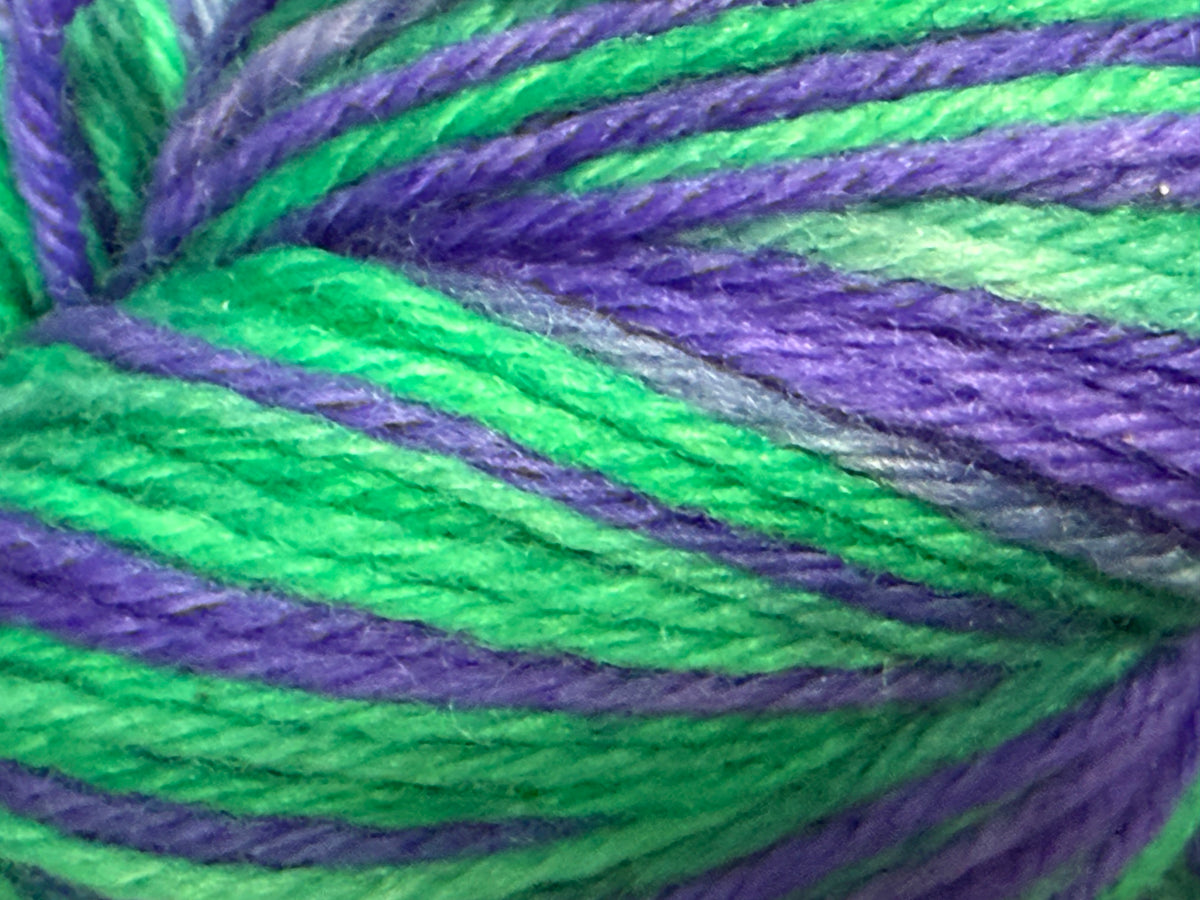 Timeless Sock: Sapphire Plume (TS2) | 80/20 Superwash Merino/Nylon Sock/Fingering Weight 437 yds
