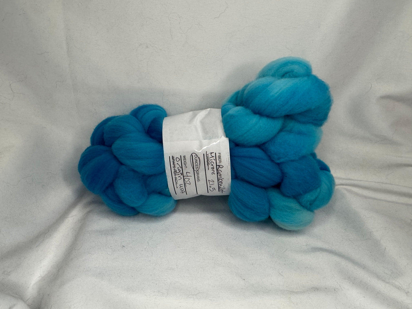 Rambouillet Wool~USA~Hand Dyed 4 oz Braid(RAMUSA-S-05)