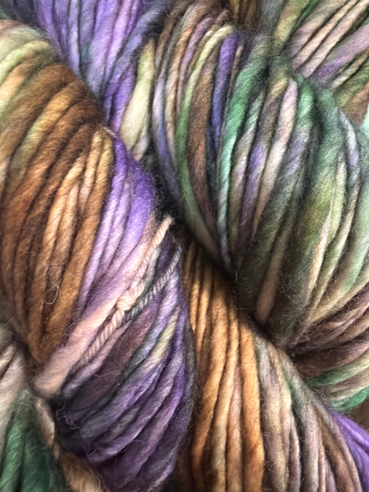 Grape Vines~Christina's Thick N' Thin Chunky~100% Superwash Merino