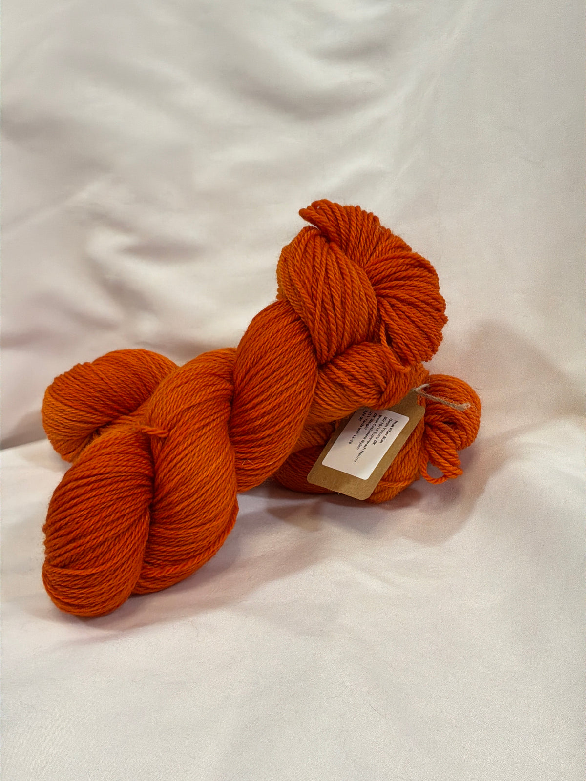 Tangerine ~ Christina's MCN Oooh Yummy! DK~80/10/10 Superwash Merino, Nylon, & Cashmere