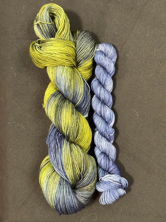 "Twilight Moss"~ Fingering Weight Heel & Toe Set