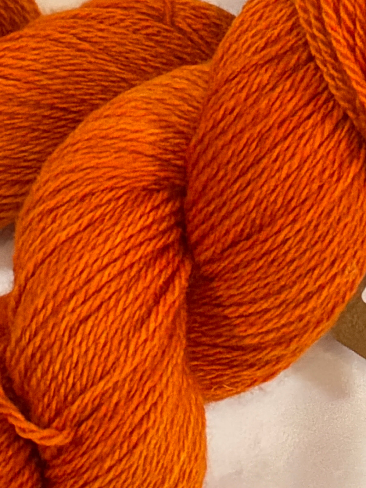Tangerine ~ Christina's MCN Oooh Yummy! DK~80/10/10 Superwash Merino, Nylon, & Cashmere