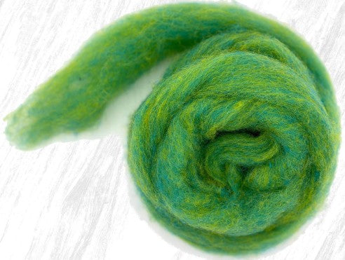 Napa Valley Fibers Carded Corriedale Sliver Mixed Bag, Fiber Tasting #CS3, 4 oz