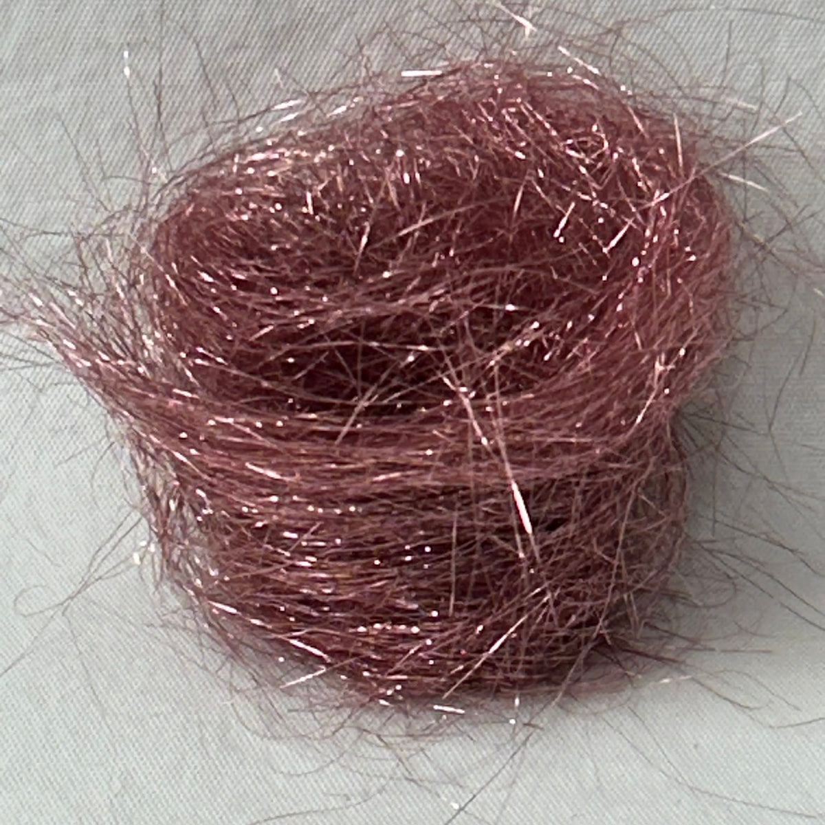 Dusty Pink (15 Denier) Angelina Flash Sparkling Blending Fiber,  ½ oz